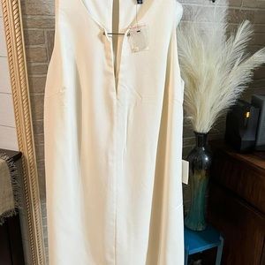 NWT women’s large cream Lulus dress